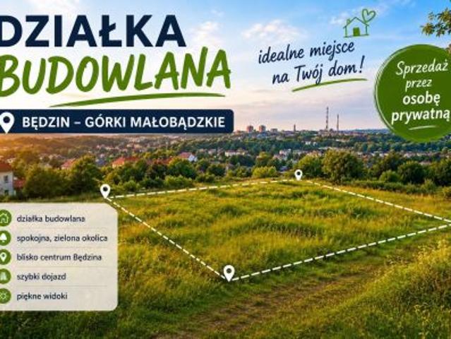 Bezpośrednio, Będzin, Górki Małobądzkie, 700 m² Działka