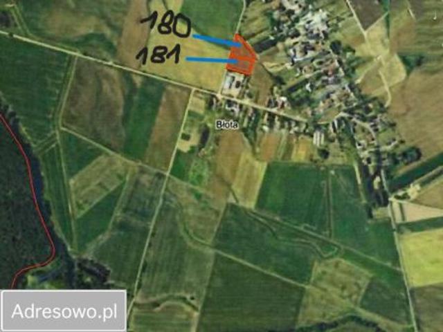 Bezpośrednio, Błota, 5500 m² Działka