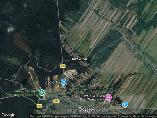 Bezpośrednio, Borowina, 27500 m² Działka