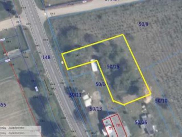 Bezpośrednio, Borzechowo, 860 m² Działka