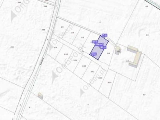 Bezpośrednio, Basinów, ul. Podleśna, 1000 m² Działka