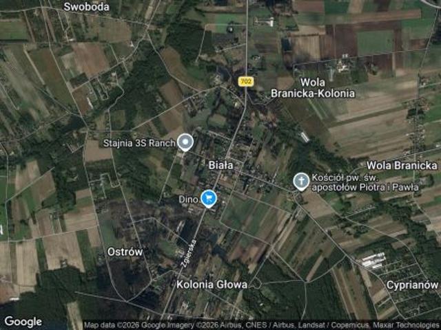 Bezpośrednio, Biała, 20200 m² Działka