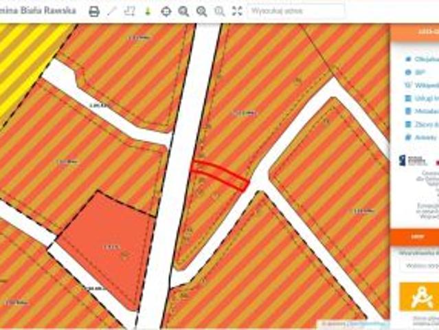 Bezpośrednio, Biała Rawska, ul. Topolowa, 428 m² Działka