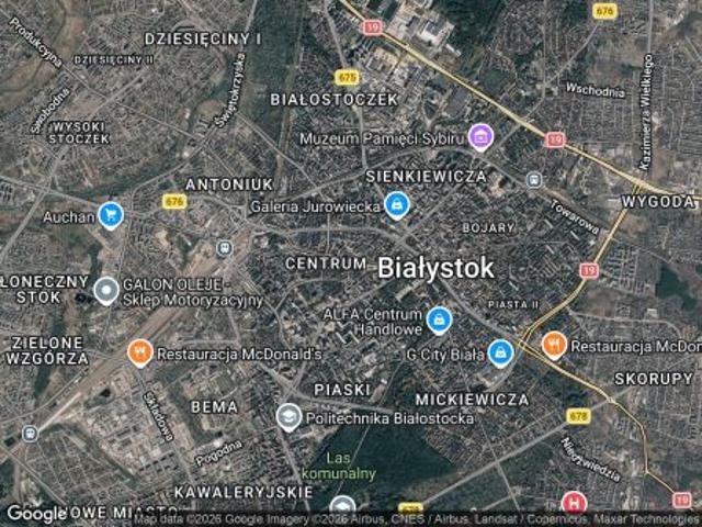 Bezpośrednio, Białystok, Centrum, 46 m² Mieszkanie