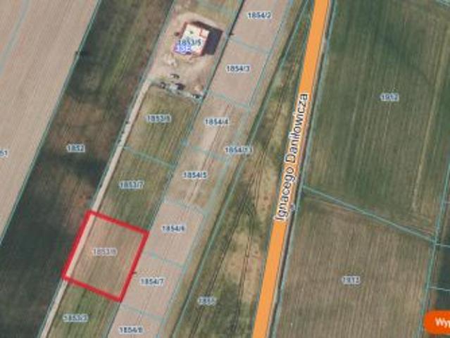 Bezpośrednio, Bielsk Podlaski, ul. Ignacego Daniłowicza, 1377 m² Działka
