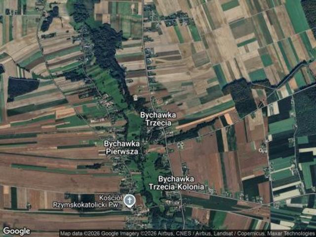 Bezpośrednio, Bychawka Trzecia, 1700 m² Działka
