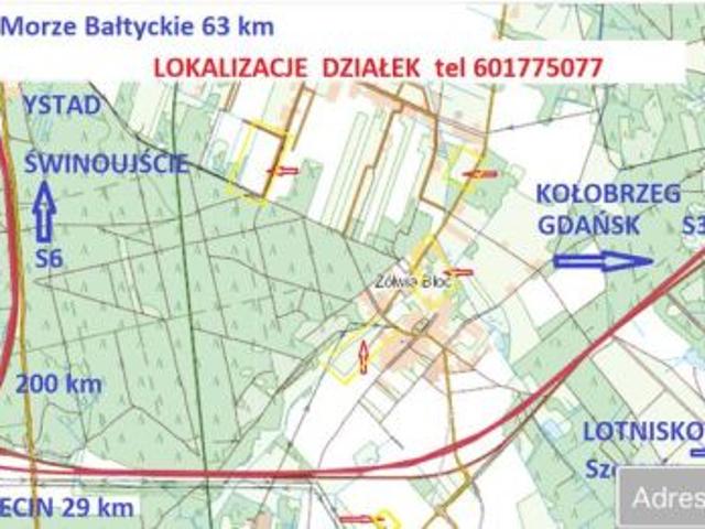 Bezpośrednio, Goleniów, 1200 m² Działka
