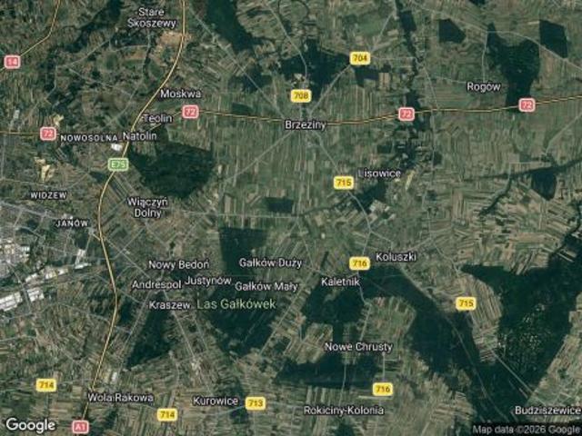 Bezpośrednio, Gałkówek Parcela, 1325 m² Działka