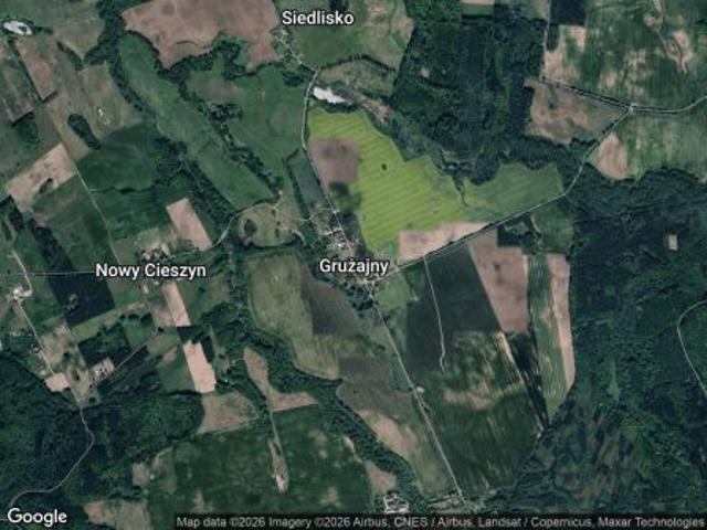Bezpośrednio, Grużajny, 177400 m² Działka