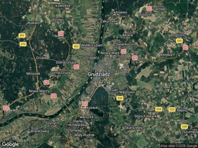 Bezpośrednio, Grudziądz, 58800 m² Działka