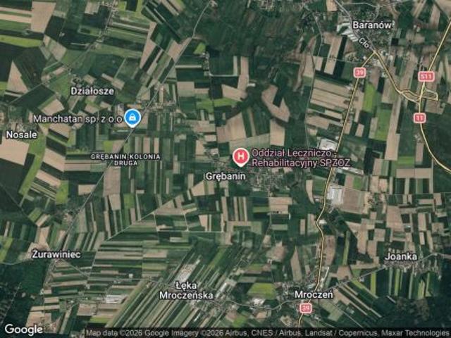 Bezpośrednio, Grębanin, 9700 m² Działka
