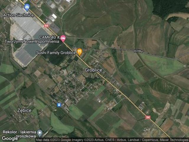 Bezpośrednio, Groblice, 2000 m² Działka