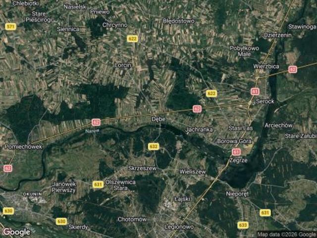 Bezpośrednio, Dębe, 3000 m² Działka