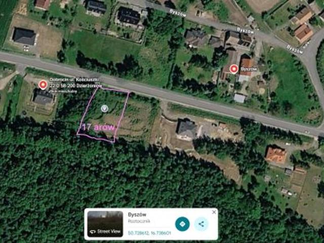 Bezpośrednio, Roztocznik, Byszów, 1700 m² Działka