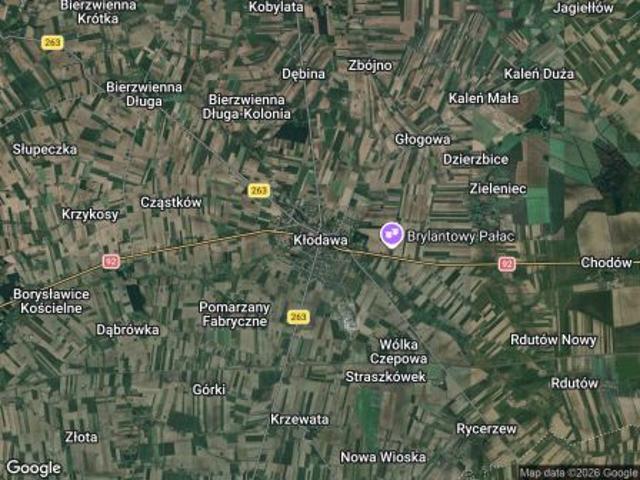 Bezpośrednio, Kłodawa, 1500 m² Działka