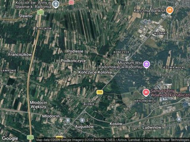 Bezpośrednio, Kończyce Kolonia, 1000 m² Działka