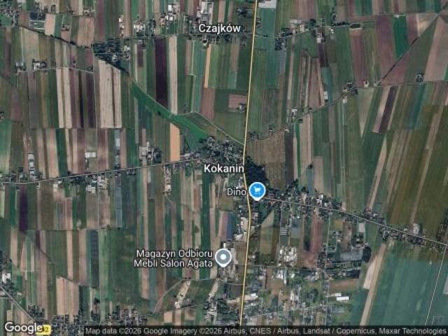 Bezpośrednio, Kokanin, 1000 m² Działka