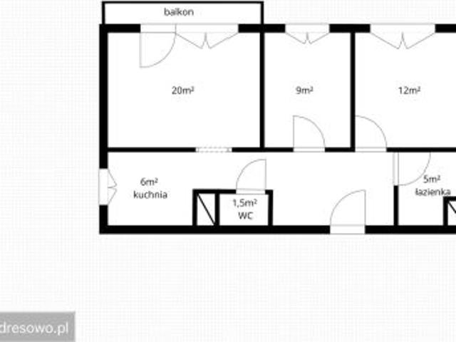 Bezpośrednio, Konin, Zatorze, ul. Karola Szymanowskiego, 60 m² Mieszkanie
