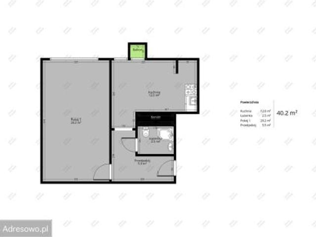 Bezpośrednio, Katowice, Koszutka, pl. Grunwaldzki, 40 m² Mieszkanie