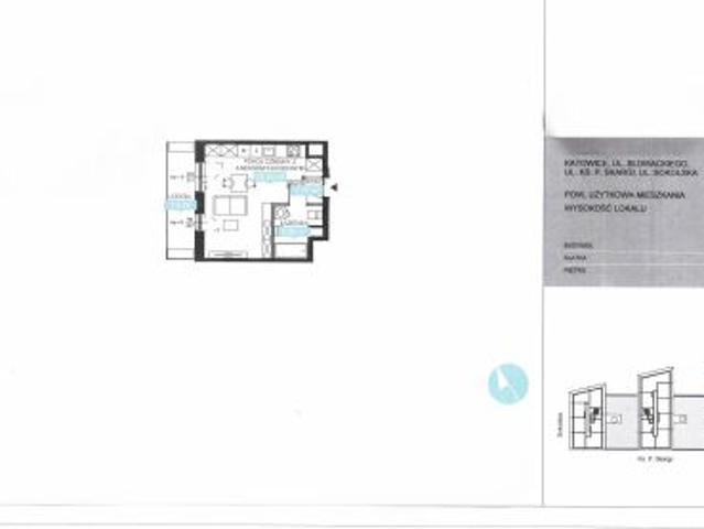 Bezpośrednio, Katowice, Śródmieście, ul. ks. Piotra Skargi, 29 m² Mieszkanie