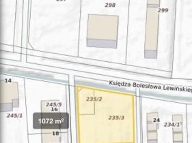 Bezpośrednio, Karwia, ul. ks. B. Lewińskiego, 1072 m² Działka