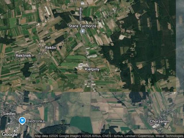 Bezpośrednio, Kiełpiny, 800 m² Działka