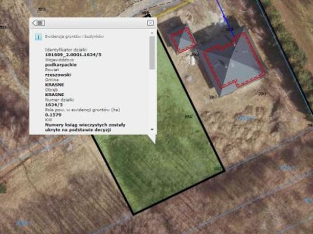 Bezpośrednio, Krasne, Wólka, 1579 m² Działka