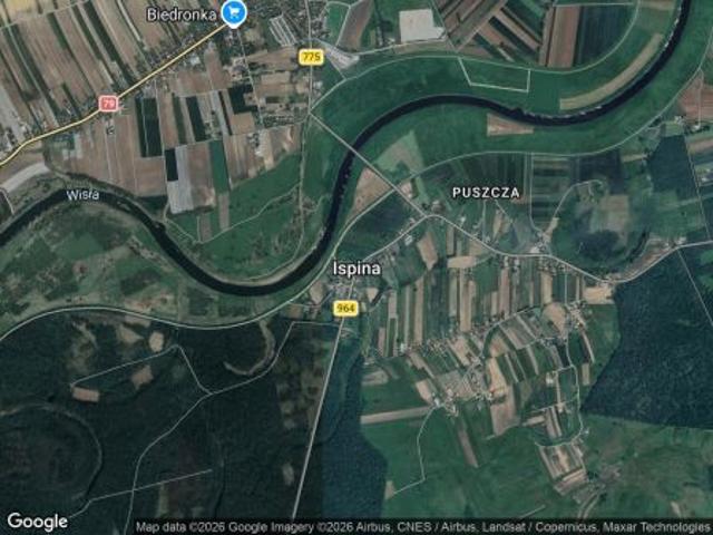 Bezpośrednio, Ispnia, 1000 m² Działka