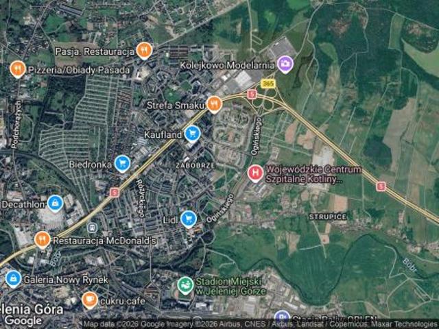 Bezpośrednio, Jelenia Góra, Zabobrze, ul. Józefa Elsnera, 66 m² Mieszkanie