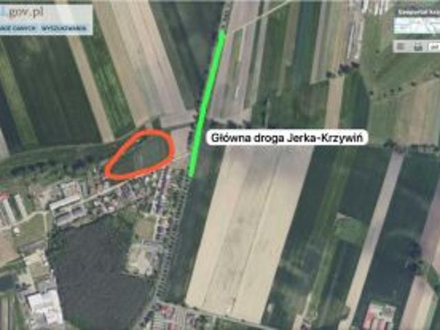 Bezpośrednio, Jerka, 900 m² Działka