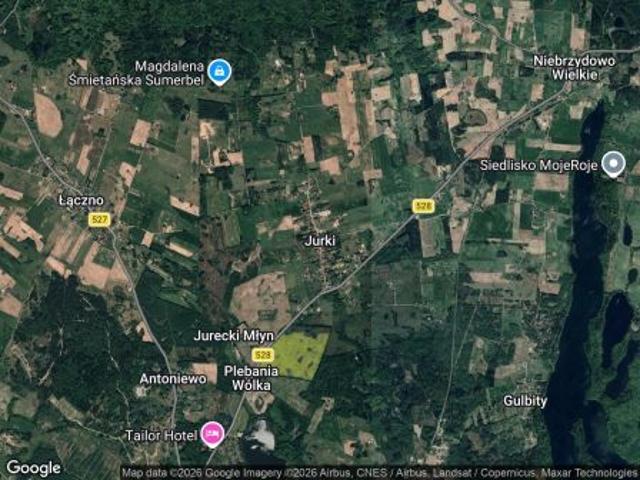 Bezpośrednio, Jurki, 7900 m² Działka