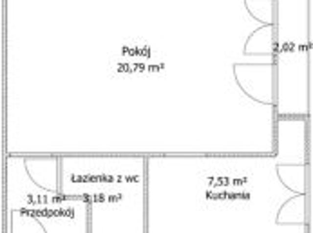 Bezpośrednio, Łódź, Bałuty, ul. Antoniego Mackiewicza, 35 m² Mieszkanie