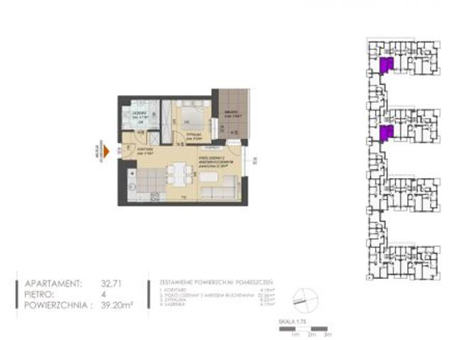 Bezpośrednio, Łódź, Olechów, ul. Andrzeja Kmicica, 38 m² Mieszkanie