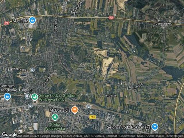 Bezpośrednio, Łódź, Stoki, 1450 m² Działka