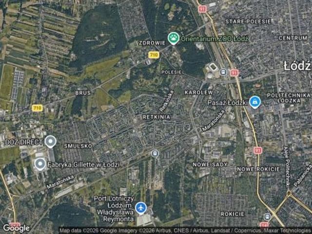 Bezpośrednio, Łódź, Retkinia, 300 m² Działka
