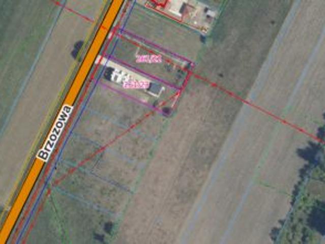 Bezpośrednio, Oksa, Brodek, ul. Brzozowa, 1000 m² Działka