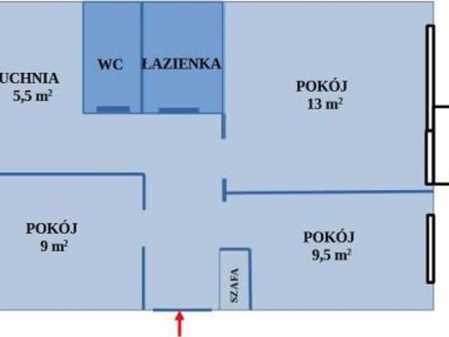 Bezpośrednio, Opole Lubelskie, ul. Puławska, 49 m² Mieszkanie