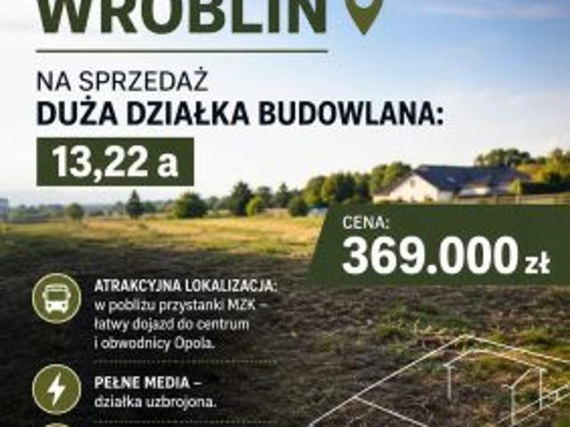 Bezpośrednio, Opole, Wróblin, ul. Gawędy, 1322 m² Działka