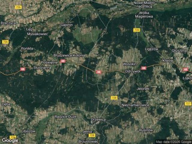 Bezpośrednio, Ossa, 1200 m² Działka