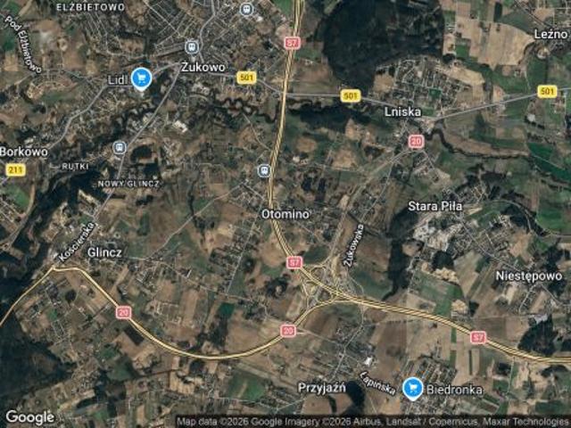 Bezpośrednio, Otomino, 1100 m² Działka