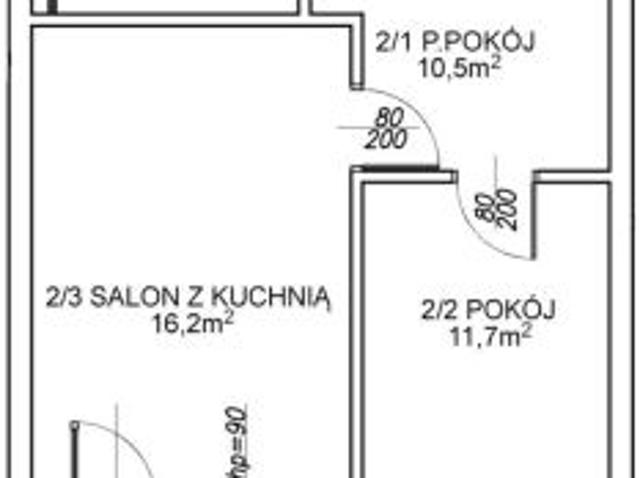 Bezpośrednio, Legnica, 43 m² Mieszkanie