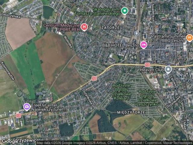 Bezpośrednio, Leszno, Zatorze, ul. Szybowników, 600 m² Działka