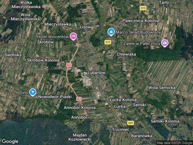 Bezpośrednio, Lubartów, Łucka, 850 m² Działka