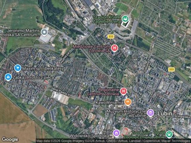 Bezpośrednio, Lubin, Centrum, Budziszynska, 37 m² Mieszkanie