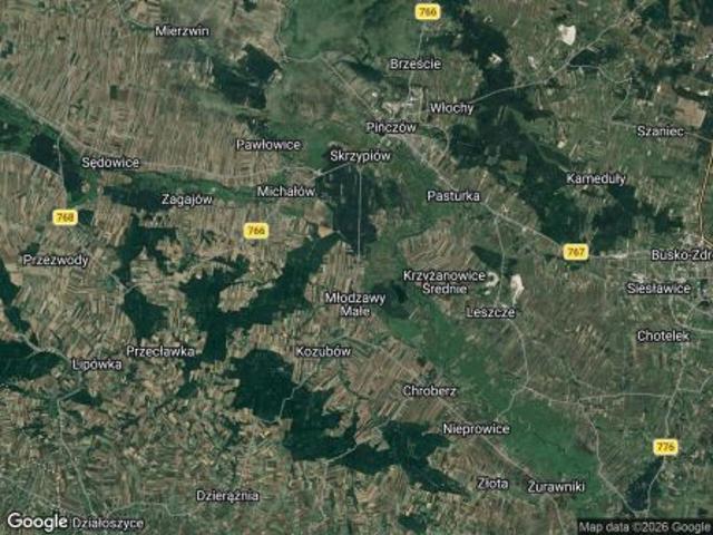 Bezpośrednio, Młodzawy Duże, 10400 m² Działka