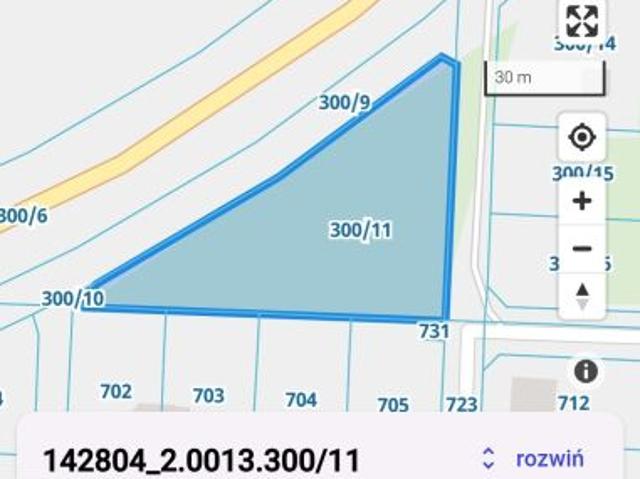 Bezpośrednio, Młodzieszyn, ul. Brzozowa, 3049 m² Działka