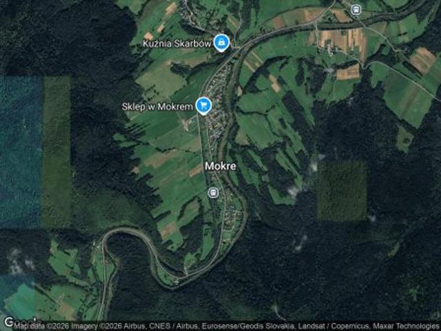 Bezpośrednio, Mokre, 2200 m² Działka
