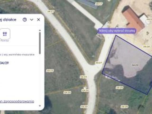Bezpośrednio, Majdy, 1396 m² Działka