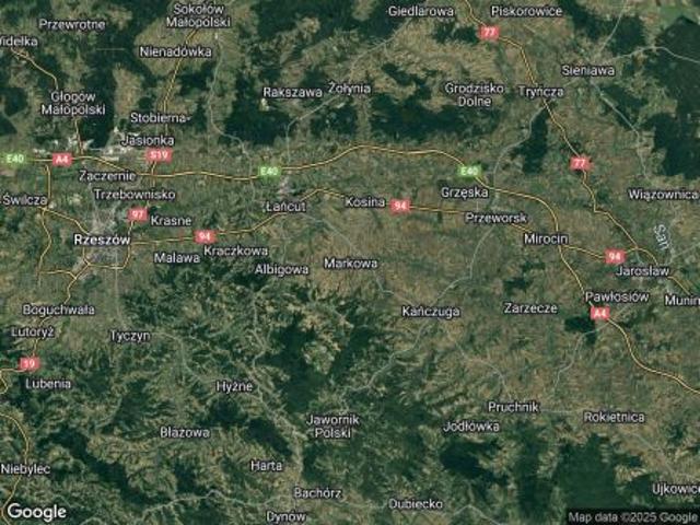 Bezpośrednio, Markowa, 3300 m² Działka