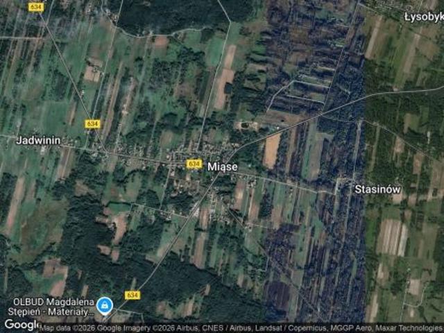Bezpośrednio, Miąse, 1000 m² Działka